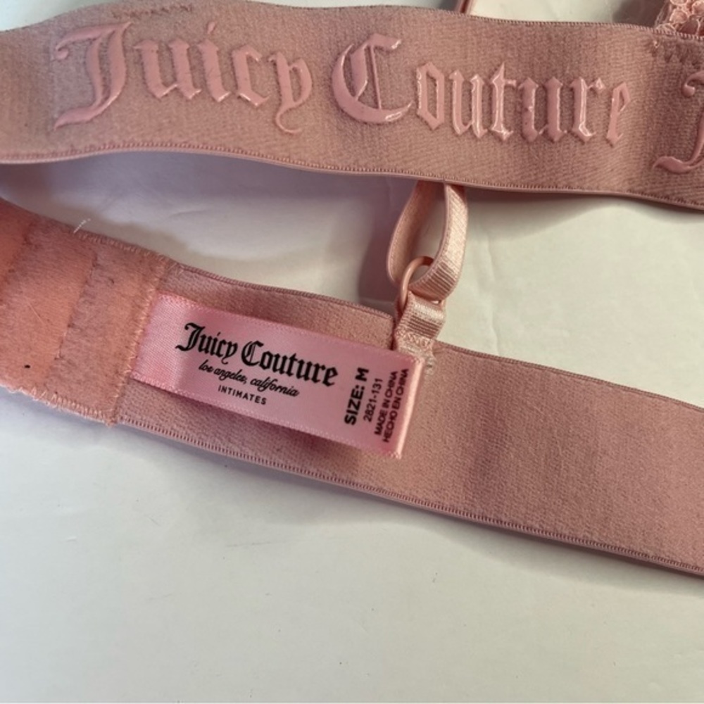 Juicy Couture Pink Wireless Removable Padded Bra M - Picture 3 of 3